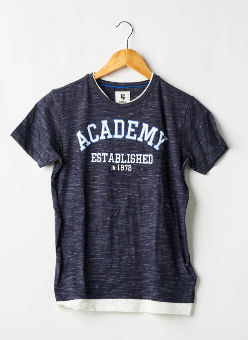 T-shirt stretch manches courtes bleu GARCIA garcon