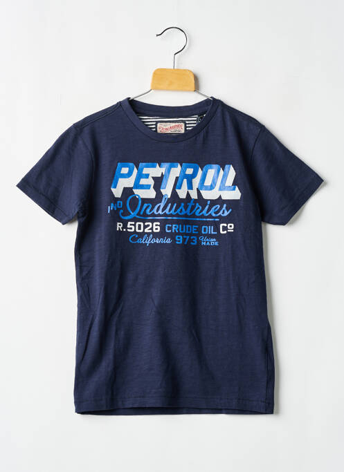 T-shirt bleu PETROL INDUSTRIES garçon