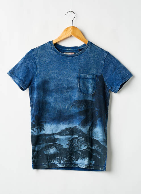 T-shirt bleu PETROL INDUSTRIES garçon