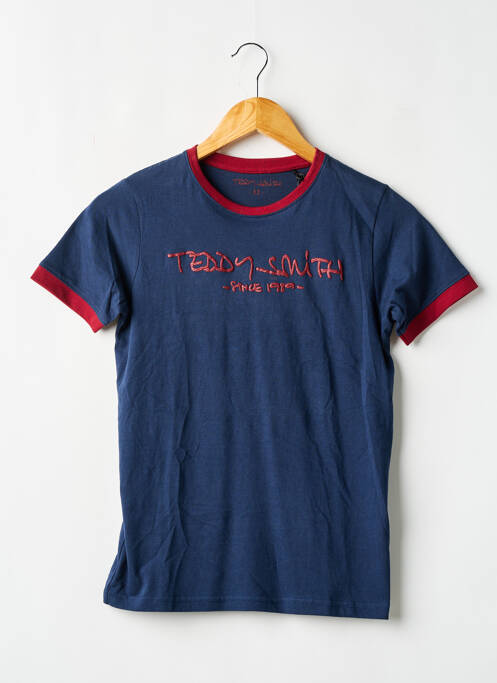 T-shirt bleu TEDDY SMITH garçon