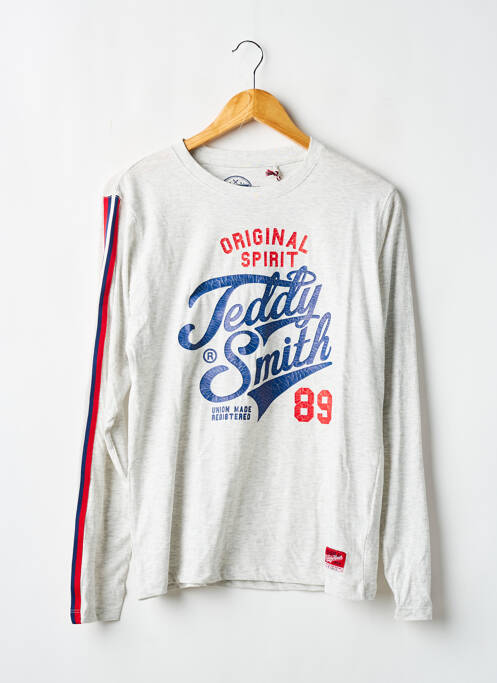 T-shirt gris TEDDY SMITH garçon