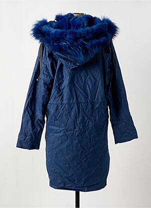 Parka manches longues a capuche bleu O.P.D.V (ON PARLE DE VOUS) femme