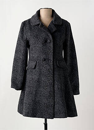 Manteau court fermeture boutonnée sur le devant sans capuche gris MOLLY BRACKEN femme