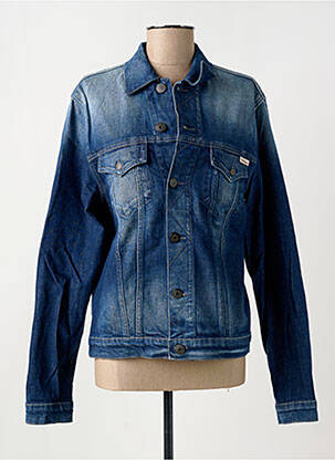 Veste casual coupe droite bleu DONOVAN femme