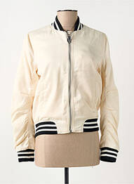 Blouson col col montant beige LEE femme