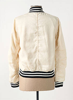 Blouson col col montant beige LEE femme