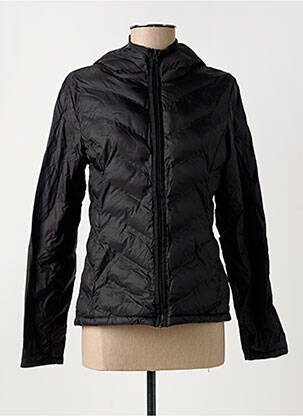 Doudoune poches a capuche noir TEDDY SMITH femme