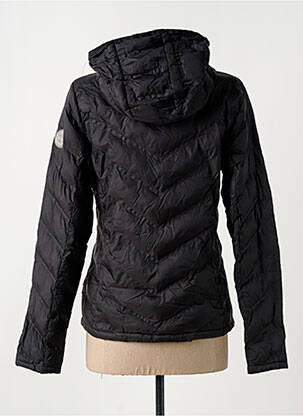 Doudoune poches a capuche noir TEDDY SMITH femme