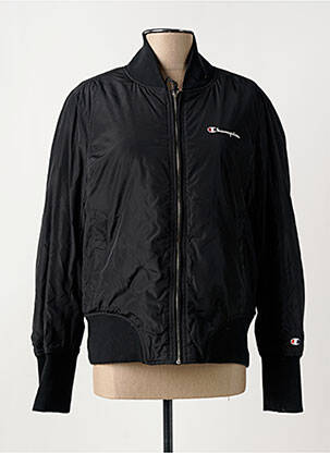 Blouson col col montant noir CHAMPION femme