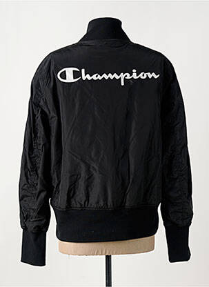 Blouson col col montant noir CHAMPION femme