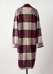 Manteau long rouge MINIMUM pour femme seconde vue