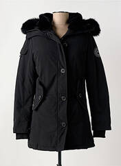 Parka noir HELVETICA pour femme seconde vue