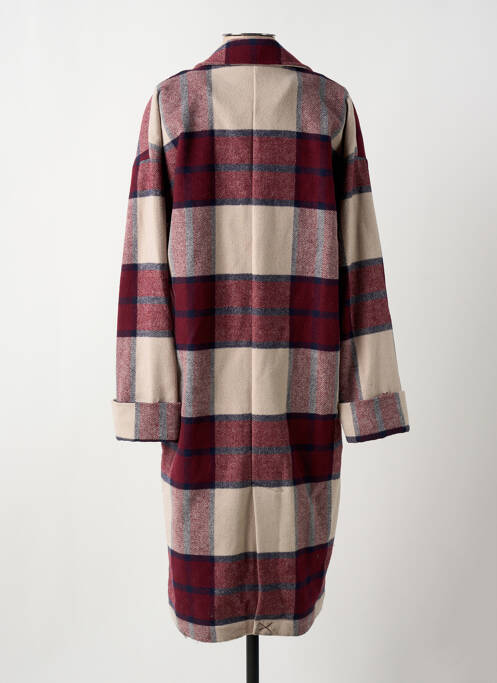 Manteau long rouge MINIMUM pour femme