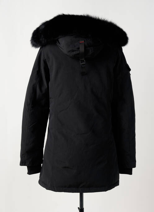 Parka noir HELVETICA pour femme
