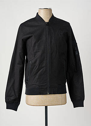 Blouson finition intérieure doublure imprimée noir KAPORAL homme