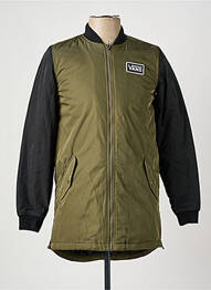Doudoune manches longues sans capuche vert VANS homme