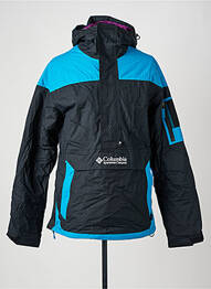 Doudoune manches longues a capuche bleu COLUMBIA homme