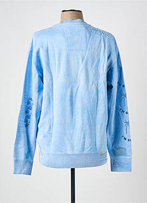 Sweat-shirt stretch manches longues bleu SCOTCH & SODA homme