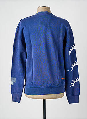 Sweat-shirt stretch manches longues bleu SCOTCH & SODA homme