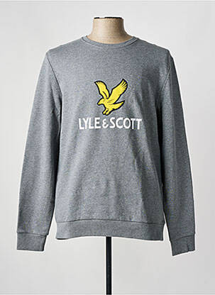 Sweat-shirt maille semi-opaque manches longues gris LYLE & SCOTT homme