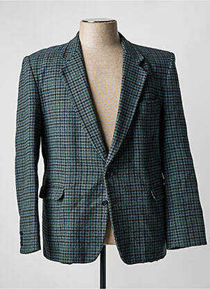Blazer coupe cintrée bleu HENRI MOLINIER homme