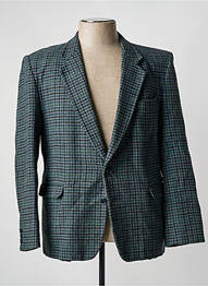 Blazer coupe cintrée bleu HENRI MOLINIER homme