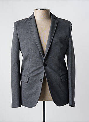 Blazer tissage chiné gris MINIMUM homme
