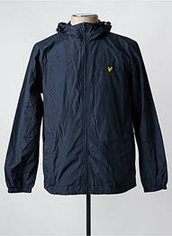 Coupe-vent poches a capuche bleu LYLE & SCOTT homme