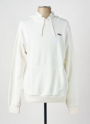 Sweat-shirt à capuche beige FILA homme