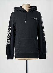 Sweat-shirt à capuche noir LEVIS pour homme seconde vue
