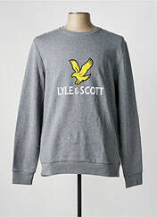 Sweat-shirt gris LYLE & SCOTT pour homme seconde vue
