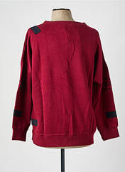 Sweat-shirt rouge ELEVEN PARIS pour homme seconde vue