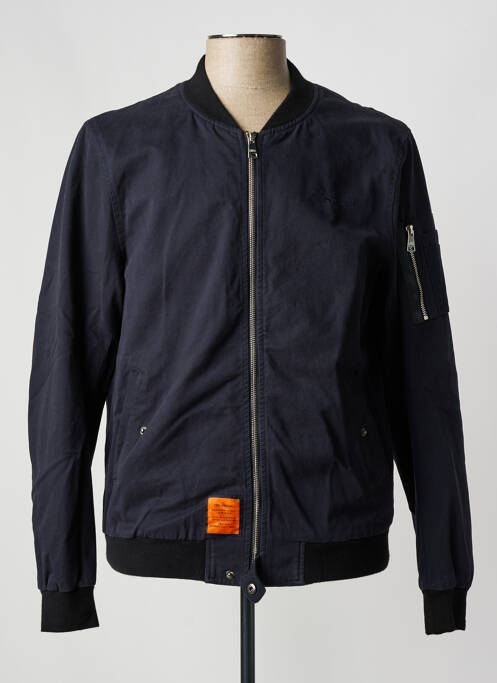 Blouson bleu BOMBERS pour homme