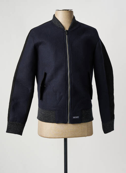 Blouson bleu TEDDY SMITH pour homme