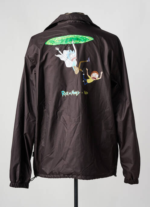 Coupe-vent noir RICK AND MORTY pour homme