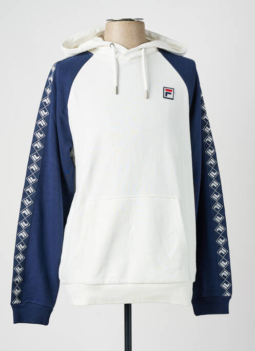 Sweat-shirt à capuche bleu FILA pour homme