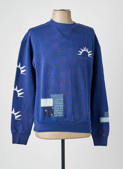 Sweat-shirt bleu SCOTCH & SODA pour homme