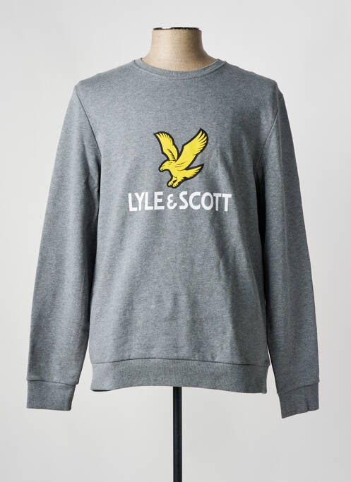 Sweat-shirt gris LYLE & SCOTT pour homme