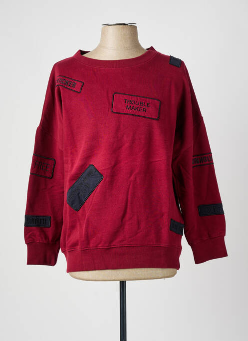 Sweat-shirt rouge ELEVEN PARIS pour homme