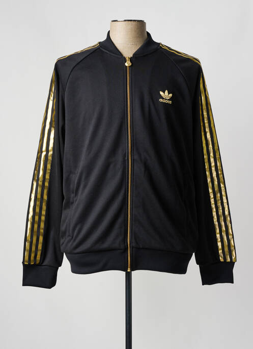 Veste casual noir ADIDAS pour homme