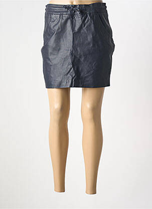 Jupe courte coupe droite bleu GOOSECRAFT femme