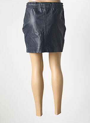 Jupe courte coupe droite bleu GOOSECRAFT femme