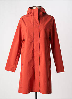 Imperméable manches longues a capuche orange SAVE THE DUCK femme