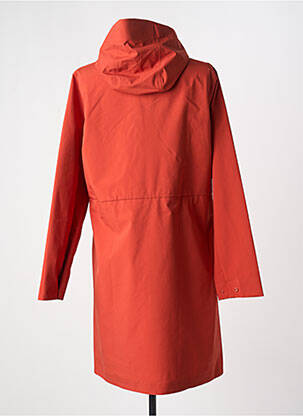 Imperméable manches longues a capuche orange SAVE THE DUCK femme