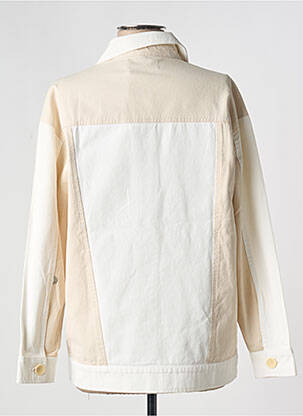 Veste casual coupe droite beige THINKING MU femme