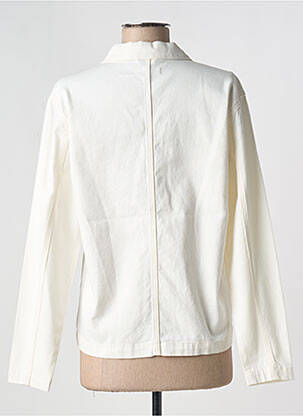 Veste casual coupe droite blanc KNOWLEDGE COTTON APPAREL femme
