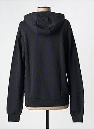 Sweat-shirt à capuche col v manches longues noir FILA femme