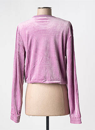 Sweat-shirt manches longues manches longues violet FILA femme