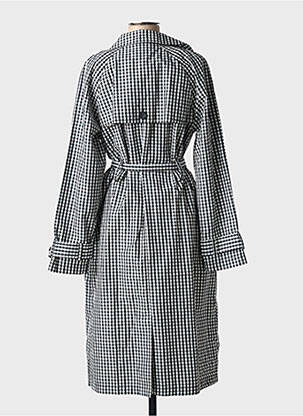 Trench coupe cintrée sans capuche noir ARMEDANGELS femme