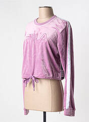 Sweat-shirt violet FILA pour femme seconde vue
